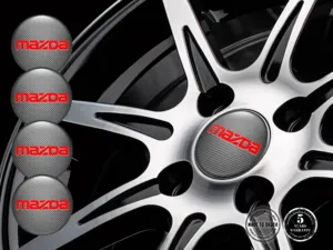 Mazda Radplaketten Logo Stilvolles Epoxy-Dome